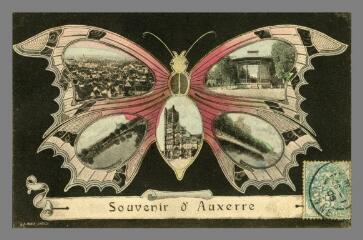 1 vue - Souvenir d\'Auxerre (ouvre la visionneuse)