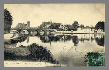 1 vue - 98. Auxerre. Vue prise des Ocreries (ouvre la visionneuse)