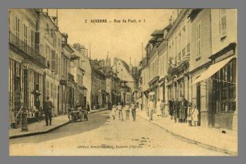 1 vue - 2. Auxerre. Rue du Pont, n° 1 (ouvre la visionneuse)