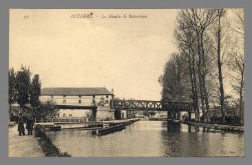 1 vue - 77. Auxerre. Le Moulin du Bâtardeau (ouvre la visionneuse)
