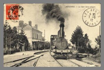 1 vue - Auxerre. La Gare Saint-Amâtre (ouvre la visionneuse)