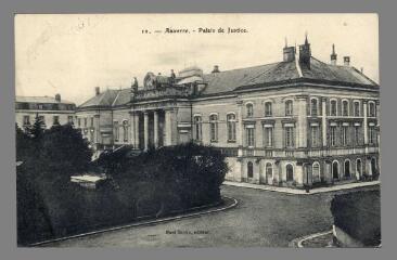 1 vue - 12. Auxerre. Palais de Justice (ouvre la visionneuse)