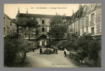 1 vue - 46. Auxerre. Collège Paul-Bert (ouvre la visionneuse)