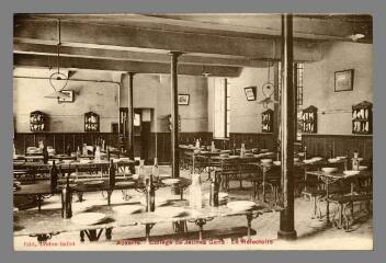 1 vue - Auxerre. Collège de jeunes gens. Le réfectoire (ouvre la visionneuse)