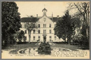 1 vue - 89. Auxerre. L\'asile départemental. (ouvre la visionneuse)