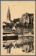 1 vue - 12. Auxerre. L\'Yonne et le quartier de la Marine. (ouvre la visionneuse)