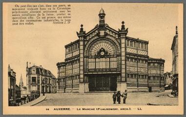 1 vue - 26. Auxerre. Le marché (Fijalkowski, arch.). (ouvre la visionneuse)