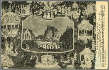 1 vue - La Bourgogne historique. Auxerre ancien n° 19. La retraite illuminée du 31 mai 1874 (d\'après une gravure du Monde illustré, n° du 13 juin 1874). (ouvre la visionneuse)