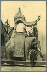 1 vue - La Retraite Illuminée Auxerroise du 2 août 1908. L\'éléphant, de M. Pain. (ouvre la visionneuse)