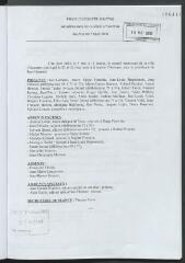 1 vue - Liste des présents et absents à la séance du 5 mai 2000 (ouvre la visionneuse)
