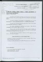 2 vues - 2000-84 Collège Albert-Camus \'classe patrimoine\' à Saint-Amand-en-Puisaye – subvention (ouvre la visionneuse)