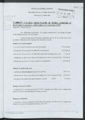 3 vues - 2000-97 Comptes administratifs du budget principal et des budgets annexes – affectation des résultats 1999 (ouvre la visionneuse)