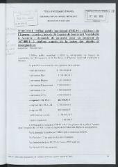 3 vues - 2000-111 OPM-HLM – résidence de l\'Éperon – construction de 36 logements boulevard Vaulabelle – demande de garantie pour un emprunt de 167 000 F à réaliser auprès de la Caisse des Dépôts et Consignations (ouvre la visionneuse)