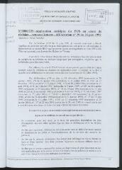 2 vues - 2000-239 Application anticipée du plan d\'occupation des sols (POS) en cours de révision – renouvellement – délibération n° 29 du 26 juin 1992 (ouvre la visionneuse)