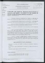 2 vues - 2001-290 Salle Vaulabelle – Restructuration de l\'entrée et rénovation des façades – avenants n° 1 aux marchés de travaux avec les entreprises Lauréseb et Delagneau (ouvre la visionneuse)