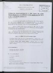 2 vues - 2004-256 Représentation de la ville auprès du collège Denfert-Rochereau – modification et désignation des membres pour la commission permanente (ouvre la visionneuse)