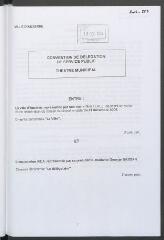 39 vues - 2006-267 Théâtre municipal – délégation de service public – choix du délégataire pour les années 2007-2013 (ouvre la visionneuse)