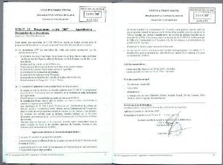 1 vue - 2007-23 Programme voirie 2007 – approbation – demandes de subventions (ouvre la visionneuse)