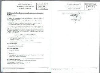 1 vue - 2007-25 Ordre du jour complémentaire – urgence à délibérer (ouvre la visionneuse)