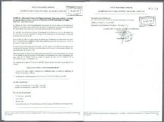 1 vue - 2007-41 Maison de l\'Eau et de l\'Environnement – batardage du bief – avenant n° 1 au marché de travaux passé avec l\'Entreprise de Terrassement du Centre (ouvre la visionneuse)