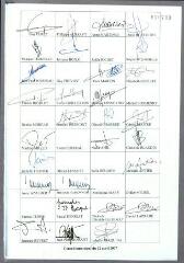 1 vue - Feuilles de signatures de la séance du 12 avril 2007 (ouvre la visionneuse)