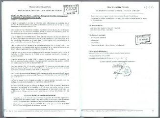 1 vue - 2007-61 Place des Véens – acquisition d\'une propriété à titre d\'échange pour la réalisation du programme de logements (ouvre la visionneuse)