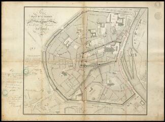 1 vue - « Plan d\'Auxerre pour les recherches historiques et statistiques sur cette ville, ses monuments et ses environs, 1829 » gravé par Blondeau, graveur du roi au dépôt de la guerre. (ouvre la visionneuse)