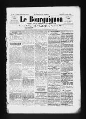 3 vues  - Le Bourguignon : journal de la démocratie indépendante, n° 78, samedi 1er octobre 1898 (ouvre la visionneuse)