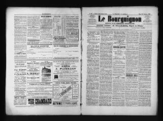 3 vues  - Le Bourguignon : journal de la démocratie indépendante, n° 82, mardi 11 octobre 1898 (ouvre la visionneuse)