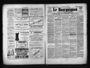 3 vues  - Le Bourguignon : journal de la démocratie indépendante, n° 88, mardi 25 octobre 1898 (ouvre la visionneuse)