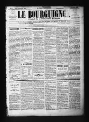 3 vues  - Le Bourguignon : journal de la démocratie radicale, n° 91, mardi 1 novembre 1898 (ouvre la visionneuse)