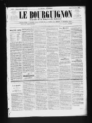 3 vues  - Le Bourguignon : journal de la démocratie radicale, n° 92, jeudi 3 novembre 1898 (ouvre la visionneuse)