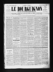 3 vues  - Le Bourguignon : journal de la démocratie radicale, n° 93, vendredi 4 novembre 1898 (ouvre la visionneuse)