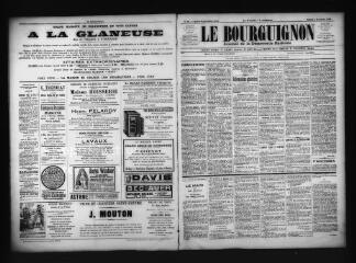 3 vues  - Le Bourguignon : journal de la démocratie radicale, n° 94, samedi 5 novembre 1898 (ouvre la visionneuse)