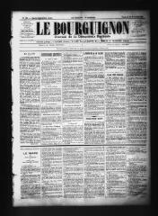3 vues  - Le Bourguignon : journal de la démocratie radicale, n° 105, vendredi 18 novembre 1898 (ouvre la visionneuse)