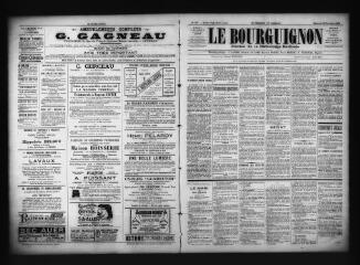 3 vues  - Le Bourguignon : journal de la démocratie radicale, n° 107, dimanche 20 novembre 1898 (ouvre la visionneuse)
