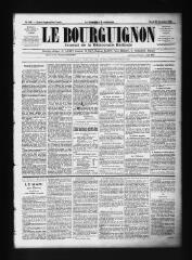 3 vues  - Le Bourguignon : journal de la démocratie radicale, n° 108, mardi 22 novembre 1898 (ouvre la visionneuse)
