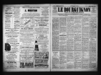 3 vues  - Le Bourguignon : journal de la démocratie radicale, n° 110, jeudi 24 novembre 1898 (ouvre la visionneuse)