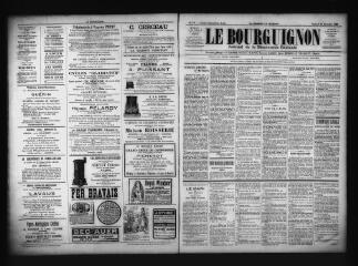 3 vues  - Le Bourguignon : journal de la démocratie radicale, n° 111, vendredi 25 novembre 1898 (ouvre la visionneuse)