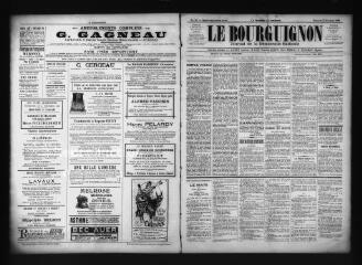 3 vues  - Le Bourguignon : journal de la démocratie radicale, n° 113, dimanche 27 novembre 1898 (ouvre la visionneuse)
