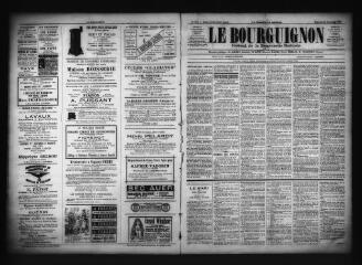 3 vues  - Le Bourguignon : journal de la démocratie radicale, n° 115, mercredi 30 novembre 1898 (ouvre la visionneuse)