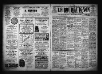 3 vues  - Le Bourguignon : journal de la démocratie radicale, n° 115, jeudi 1 décembre 1898 (ouvre la visionneuse)