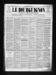 3 vues  - Le Bourguignon : journal de la démocratie radicale, n° 118, dimanche 4 décembre 1898 (ouvre la visionneuse)