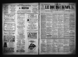 3 vues  - Le Bourguignon : journal de la démocratie radicale, n° 121, jeudi 8 décembre 1898 (ouvre la visionneuse)