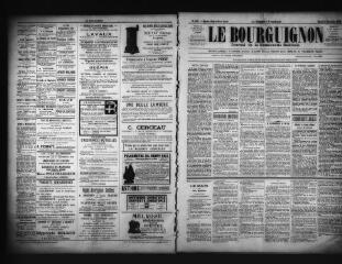 3 vues  - Le Bourguignon : journal de la démocratie radicale, n° 125, mardi 13 décembre 1898 (ouvre la visionneuse)