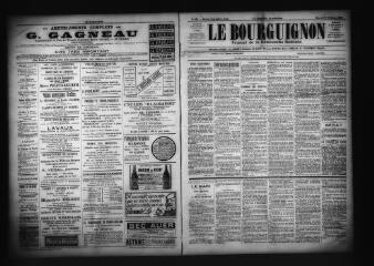 3 vues  - Le Bourguignon : journal de la démocratie radicale, n° 132, mercredi 21 décembre 1898 (ouvre la visionneuse)