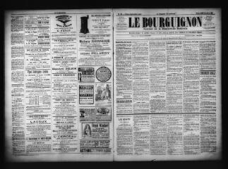 3 vues  - Le Bourguignon : journal de la démocratie radicale, n° 134, vendredi 23 décembre 1898 (ouvre la visionneuse)