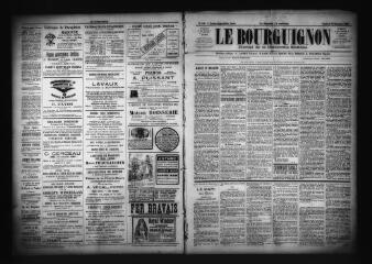 3 vues  - Le Bourguignon : journal de la démocratie radicale, n° 140, vendredi 30 décembre 1898 (ouvre la visionneuse)
