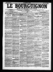 4 vues - Le Bourguignon : journal de la démocratie radicale-socialiste, n° 55, jeudi 7 mars 1907 (ouvre la visionneuse)