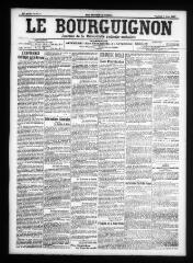 4 vues - Le Bourguignon : journal de la démocratie radicale-socialiste, n° 56, vendredi 8 mars 1907 (ouvre la visionneuse)